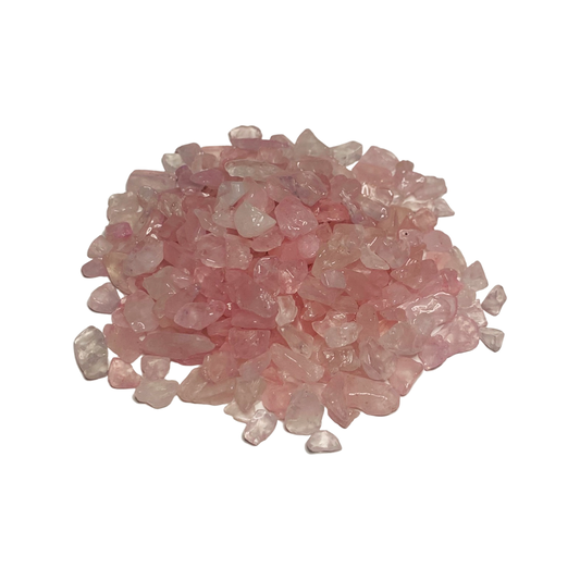 Rose Quartz Chips - Colour Enhanced