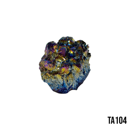 Titanium Aura Amethyst Cluster Quartz TA104